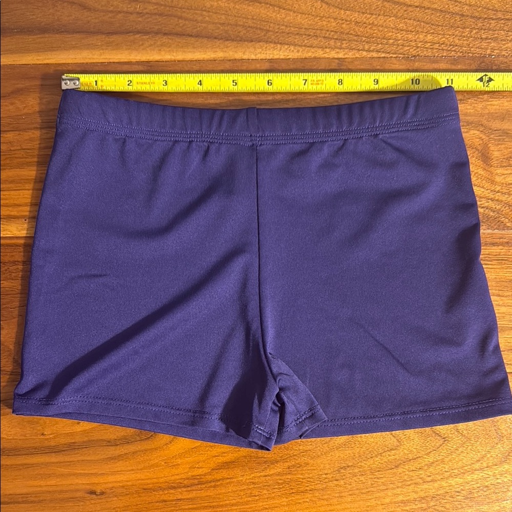Youth M Athletic Purple Shorts